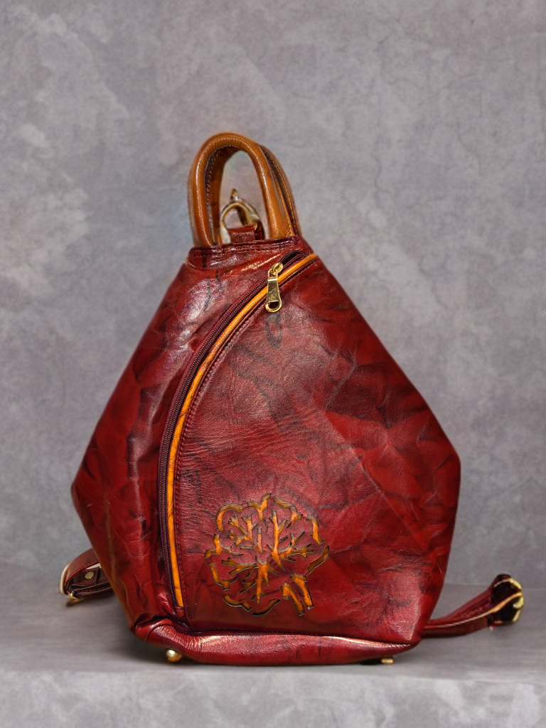 Floral Satchel Backpack