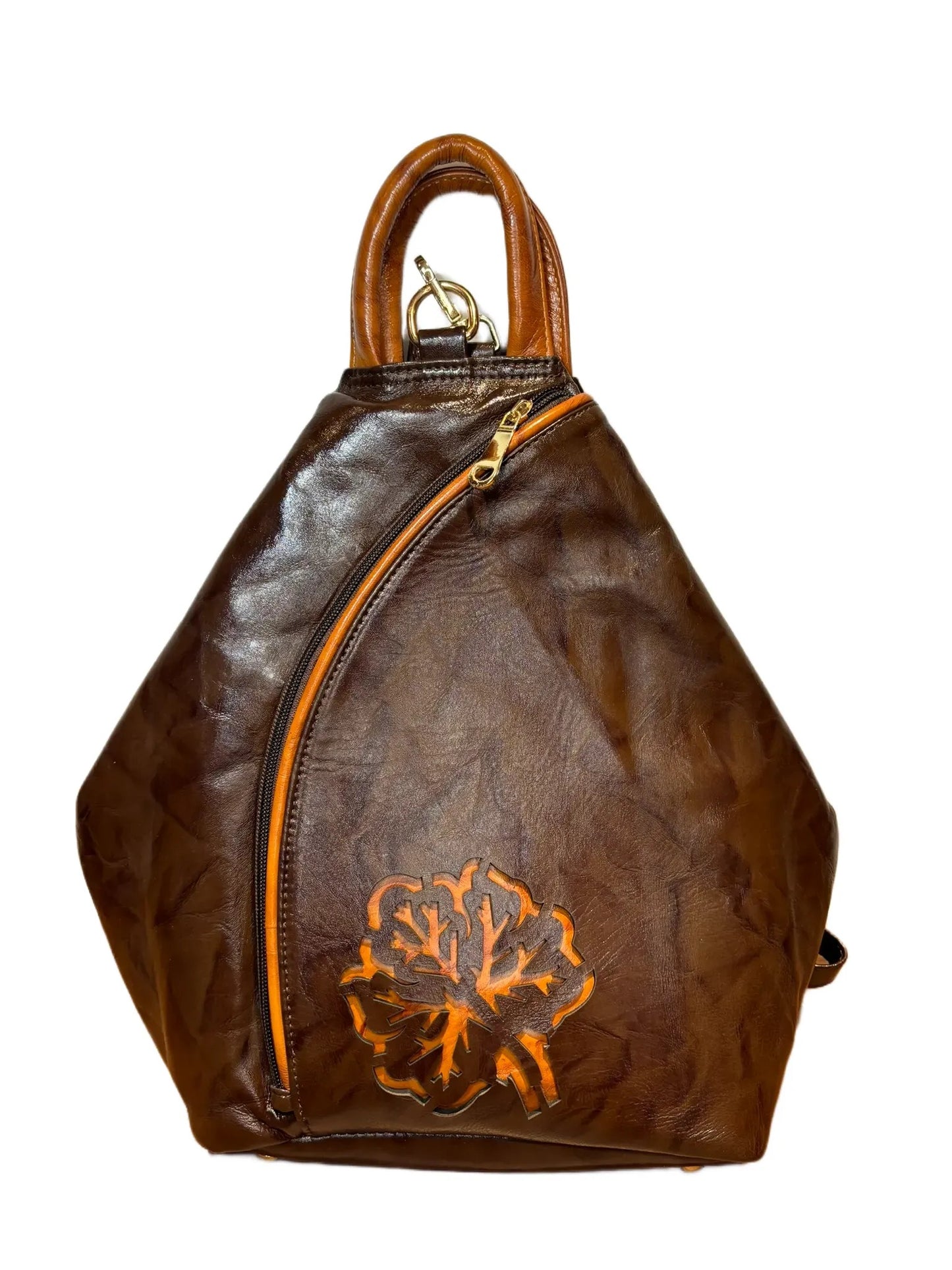 Floral Satchel Backpack