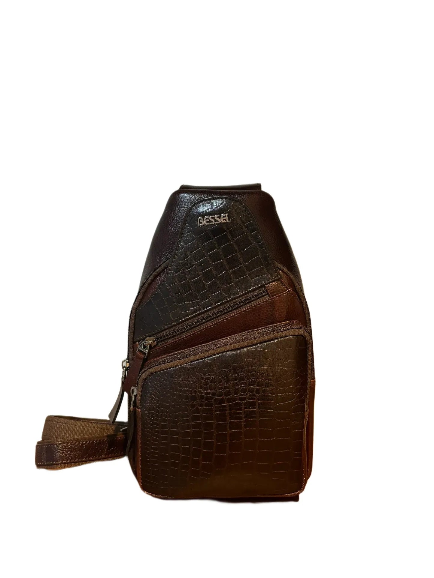 Bessel Croc Textured Backpack